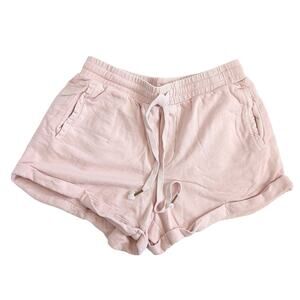 Young Fabulous & Broke‎ Womens Lounge Shorts S Cotton Stretchy Loungewear Pink